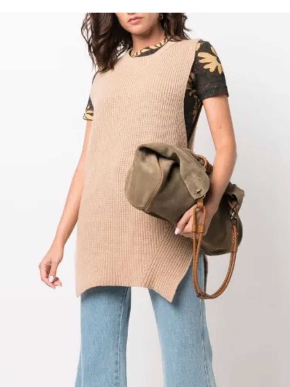 Nanushka Ribbed Sleeveless Tunic